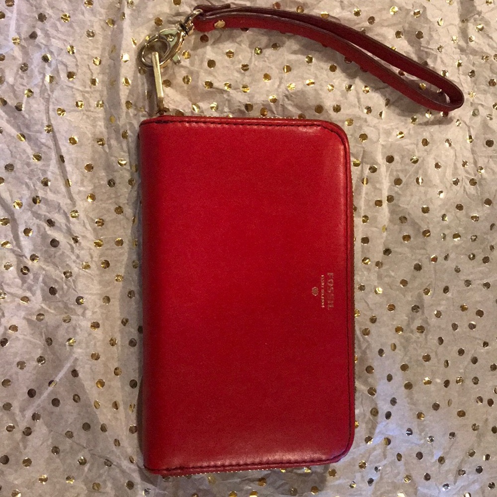 Fossil clutch/wristlet (Accepting best offer!)